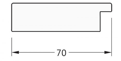 Зеркало Evoform Definite 96х76 BY 3276 в багетной раме - Соты титан 70 мм стекло