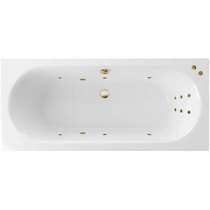 Акриловая ванна Excellent Oceana 180x80 WAEX.OCE18.LINE.BR с гидромассажем