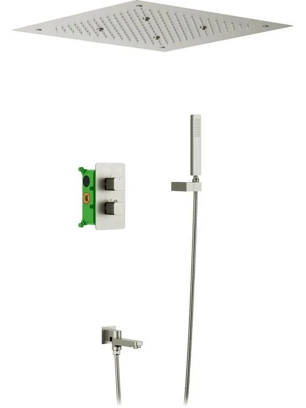 Душевая система Timo Petruma SX-5019/13SM с термостатом цвет Никель