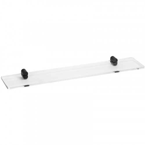 Стеклянная полка Bemeta Organic Black 167102240 Черная матовая