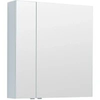 Зеркальный шкаф Aquanet Алвита New 80 277534 Белый матовый МДФ / ЛДСП, стекло