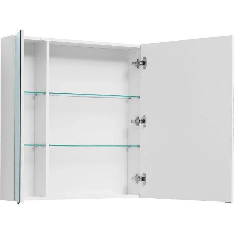 Зеркальный шкаф Aquanet Алвита New 80 277534 Белый матовый МДФ / ЛДСП, стекло
