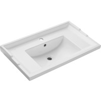 Раковина ASB-Woodline Melana 800-F80 81 17894 Белая фаянс накладная