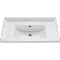 Раковина ASB-Woodline Melana 800-F80 81 17894 Белая фаянс накладная