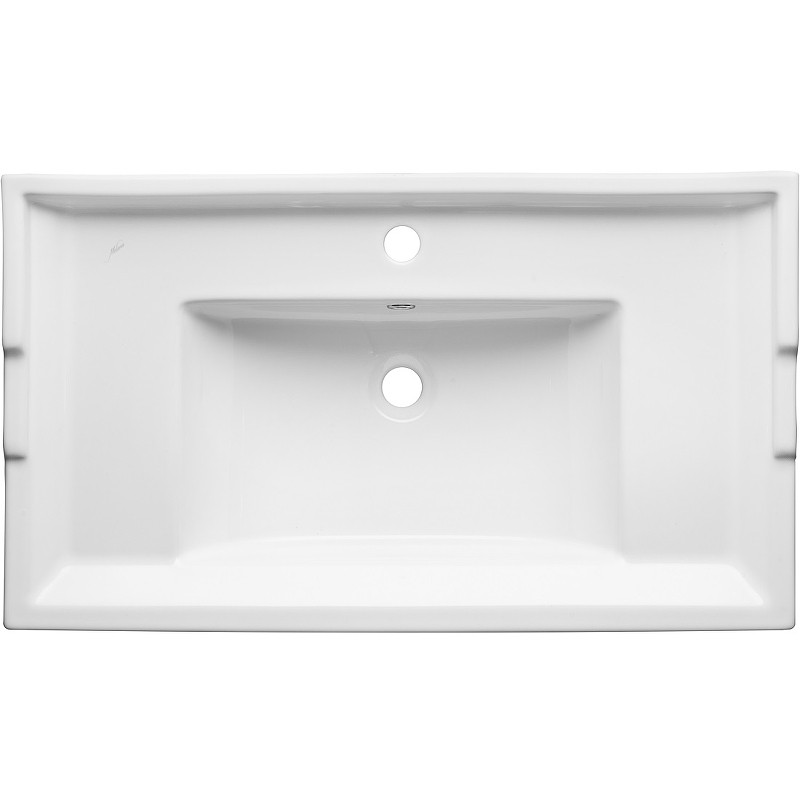 Раковина ASB-Woodline Melana 800-F80 81 17894 Белая фаянс накладная