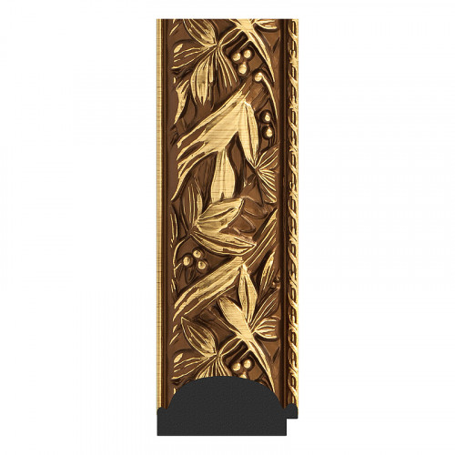 Зеркало Evoform Exclusive 99х69 BY 3441 с фацетом в багетной раме - Византия золото 99 мм стекло