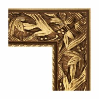 Зеркало Evoform Exclusive 99х69 BY 3441 с фацетом в багетной раме - Византия золото 99 мм стекло