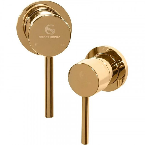 Смеситель для раковины Grocenberg GB511GO Золото