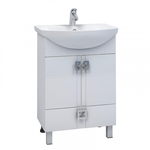 Тумба под раковину Mixline Квадро 1 65 550493 цвет Белый