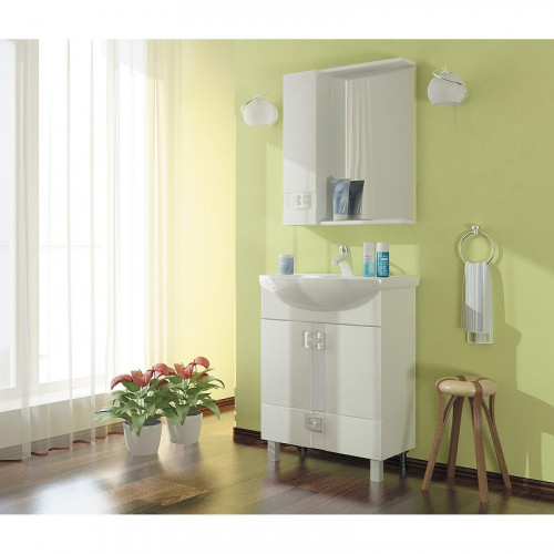 Тумба под раковину Mixline Квадро 1 65 550493 цвет Белый