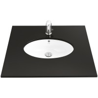 Раковина Creavit 57 TP216-00CB00E-0000 Белая фарфор встраиваемый