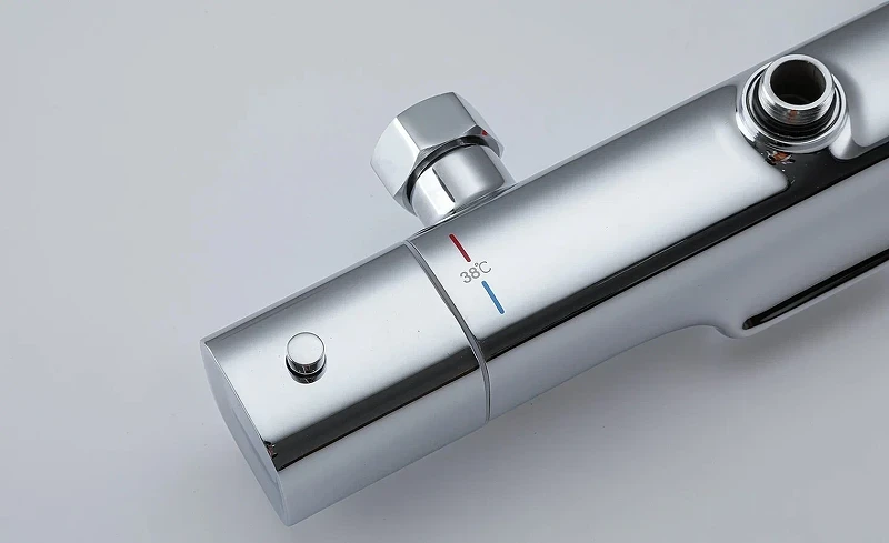 Душевая система Gappo G2495-71 с термостатом Хром латунь на стену