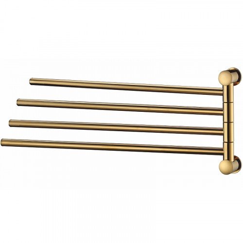 Полотенцедержатель WasserKRAFT K-1034PG поворотный Золото глянцевое