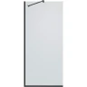 Душевая перегородка Timo TP-1190/03C-8 1190x1950 T10 в узком профиле Черный стекло прозрачное
