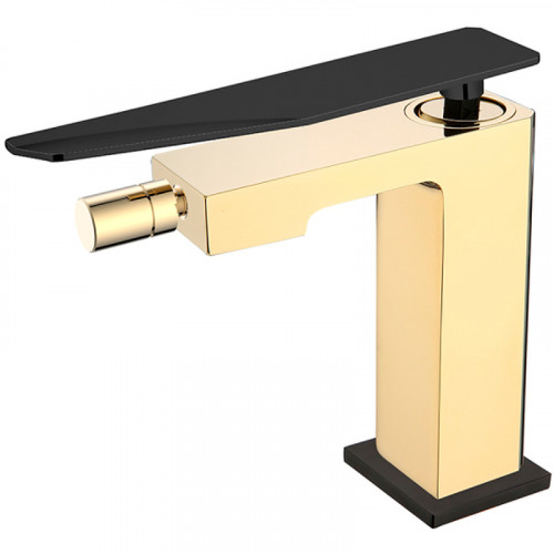 Смеситель для биде Boheme Q 146-GB.2 Золото Черный латунь