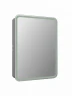 Зеркальный шкаф Art&Max Platino 55 R AM-Pla-550-800-1D-R-DS-F с подсветкой цвет Белый