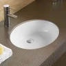 Раковина CeramaLux 60 540QA Белая глянцевая фаянс встраиваемый
