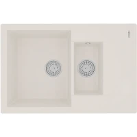 Кухонная мойка Lemark Ramza 760 9910040 Жасмин искусственный камень (литьевой мрамор) встраиваемый