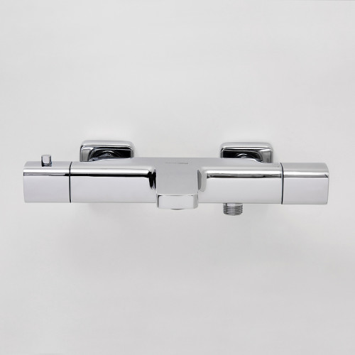 Смеситель для ванны WasserKRAFT Naab 8611 Thermo с термостатом Хром латунь на стену