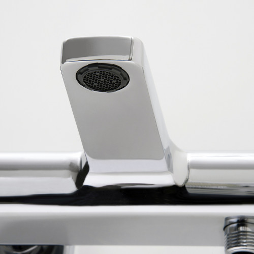 Смеситель для ванны WasserKRAFT Naab 8611 Thermo с термостатом Хром латунь на стену