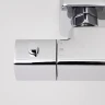 Смеситель для ванны WasserKRAFT Naab 8611 Thermo с термостатом Хром латунь на стену