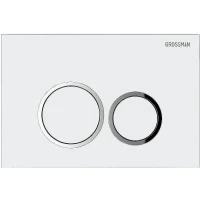 Кнопка смыва для инсталляции Grossman Galaxy 700.K31.01.000.000 цвет Белый глянцевый
