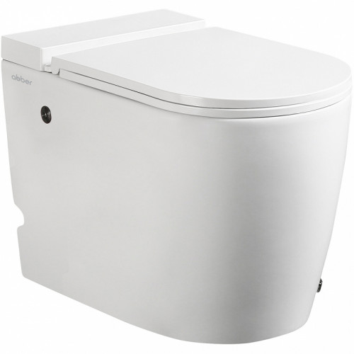 Унитаз Abber Bequem AC1114P приставной с сиденьем Микролифт фаянс приставной