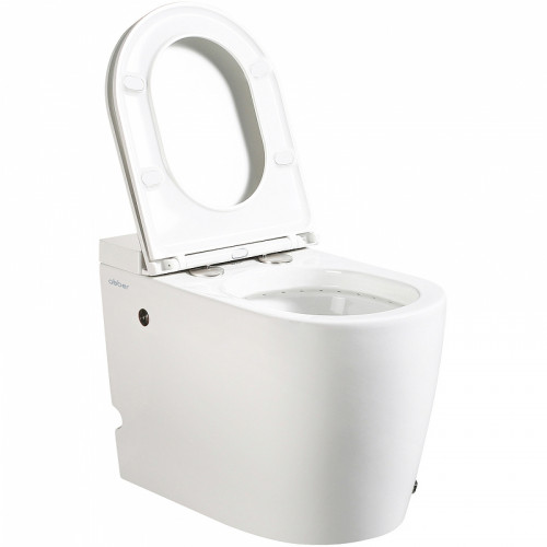 Унитаз Abber Bequem AC1114P приставной с сиденьем Микролифт фаянс приставной