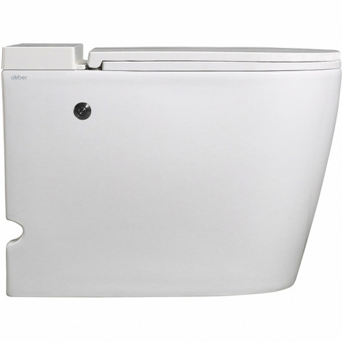 Унитаз Abber Bequem AC1114P приставной с сиденьем Микролифт фаянс приставной