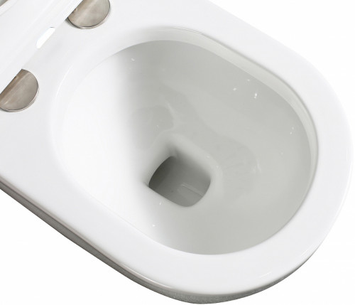 Унитаз Abber Bequem AC1114P приставной с сиденьем Микролифт фаянс приставной