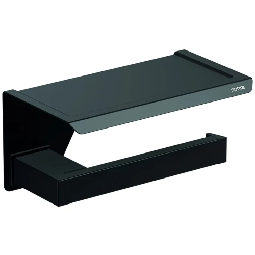 Держатель туалетной бумаги Sonia Accessories 176373 Черный матовый