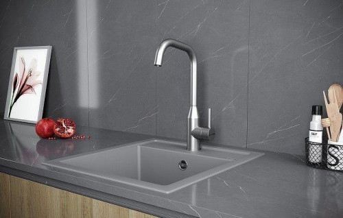 Смеситель для кухни KUCHENSTERN FILA 410SS40 цвет Нержавеющая сталь