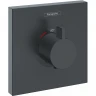 Смеситель для душа Hansgrohe ShowerSelect HighFlow 15760670 с термостатом Черный матовый латунь встраиваемый