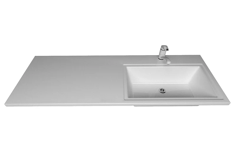 Раковина Stella Polar Мадлен 140 R SP-00001994 с местом под стиральную машину цвет Белый