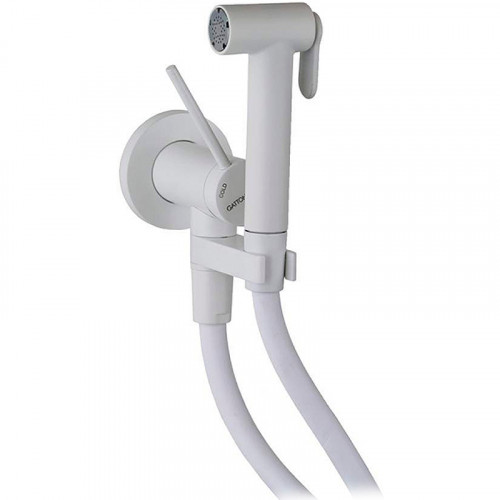 Гигиенический душ со смесителем Gattoni RT010BO Белый матовый латунь встраиваемый