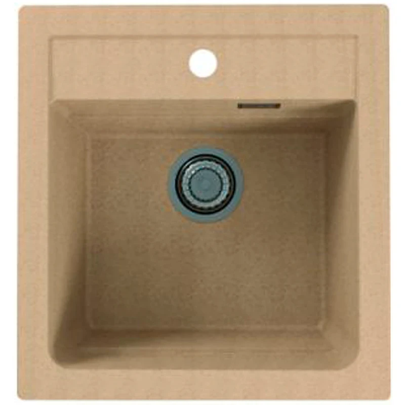 Кухонная мойка Alveus Granital Atrox 20 Beige G55 470x500 1131988 Бежевая искусственный камень (литьевой мрамор) встраиваемая сверху, встраиваемая снизу