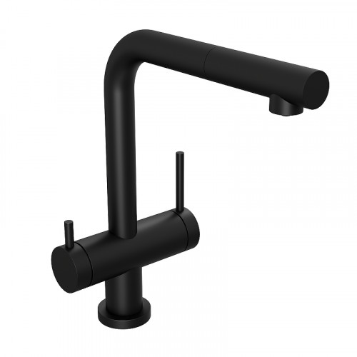 Смеситель для кухни Abelsberg Pura OTF70709MB цвет Вулканический черный