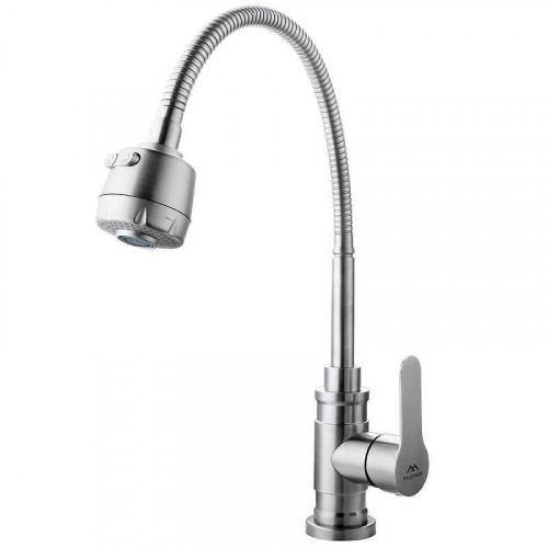 Смеситель для кухни Fashun A54401-3 цвет Сатин