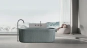 Ванна из искусственного камня AltroBagno Gianni 170x75 090212 цвет Серый гранит