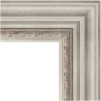 Зеркало Evoform Exclusive-G Floor 201х111 BY 6358 с гравировкой в багетной раме - Римское серебро 88 мм стекло