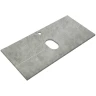Столешница под раковину BelBagno 100 KEP-100-MGL Marmo Grigio Lucido искусственный камень (литьевой мрамор)