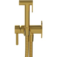 Гигиенический душ со смесителем Whitecross Y brushed gold SYSYBI2GLB Брашированное золото латунь встраиваемый