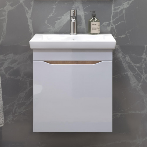 Тумба под раковину Vigo Grani 50 028 подвесная цвет Дуб золотой