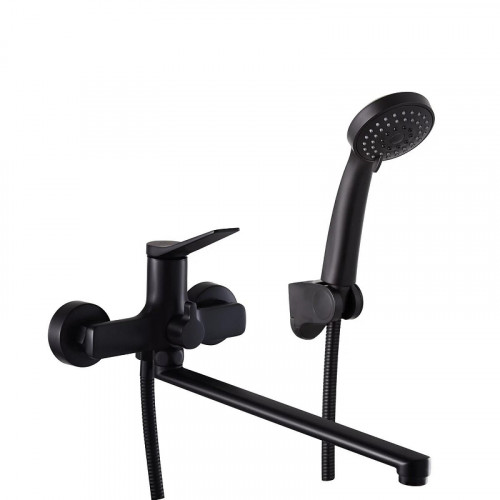 Смеситель для ванны Fashun A2286-7 универсальный цвет Черный