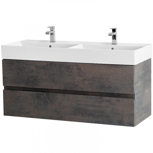 Тумба под раковину Cezares Molveno 46 120 MOLVENO 46-120-2C-SO-2-OSS подвесная Ossido МДФ / ЛДСП