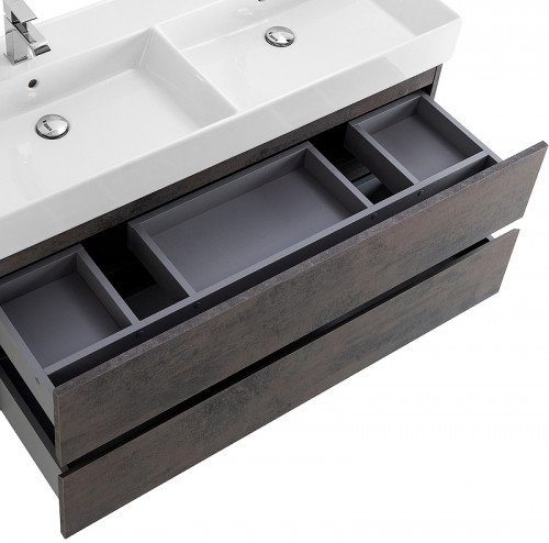 Тумба под раковину Cezares Molveno 46 120 MOLVENO 46-120-2C-SO-2-OSS подвесная Ossido МДФ / ЛДСП