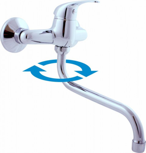 Смеситель для кухни Rav Slezak Sazava SA001.5/21 Хром на стену