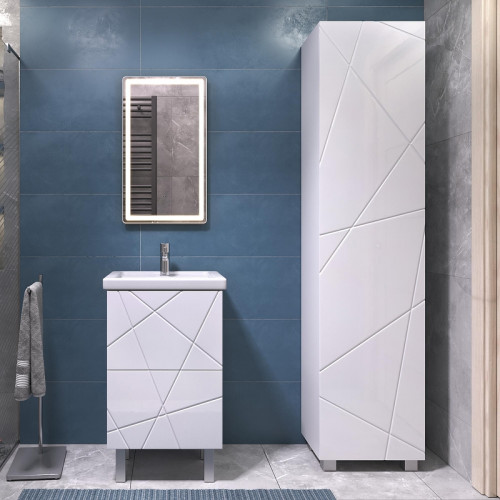 Тумба под раковину Vigo Geometry 50 tn.bsf.GEO.FOS.50.2Y цвет Белый