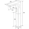 Смеситель для раковины beWash Photocell BWAM0BH856 Хром