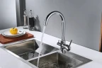 Смеситель для кухни Shevanik S128 цвет Хром